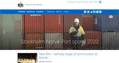 Desktop Screenshot of portsofstockholm.com